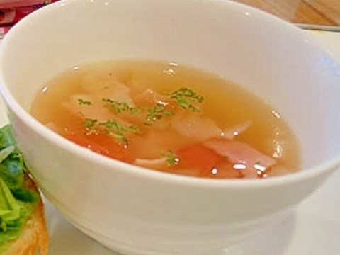 簡単 レンジで美味しい コンソメスープ レシピ 作り方 By ぽっちゅんママ 楽天レシピ 簡単 レンジで美味しい コンソメスープ レシピ 作り方 By ぽっちゅんママ 楽天レシピ